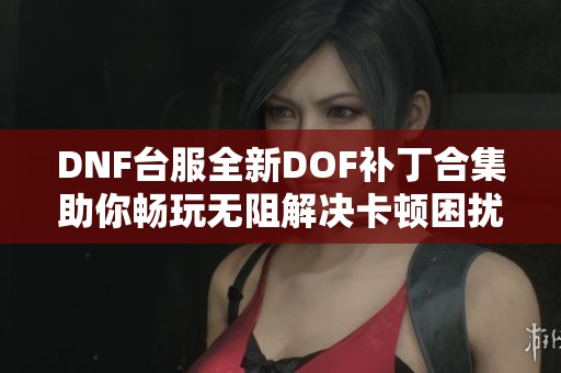 DNF台服全新DOF补丁合集助你畅玩无阻解决卡顿困扰