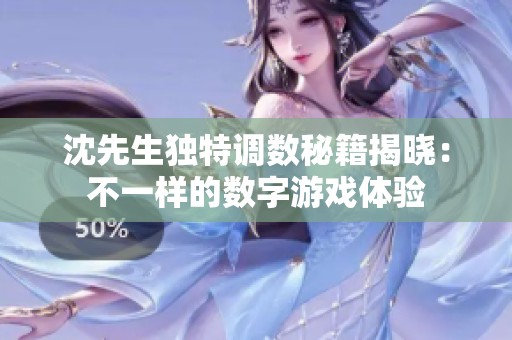 沈先生独特调数秘籍揭晓：不一样的数字游戏体验