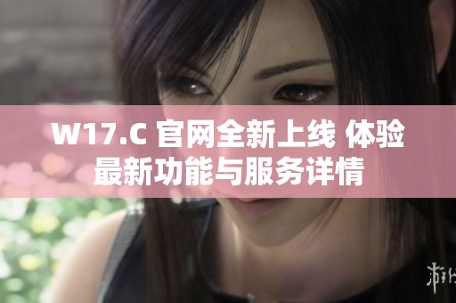 W17.C 官网全新上线 体验最新功能与服务详情
