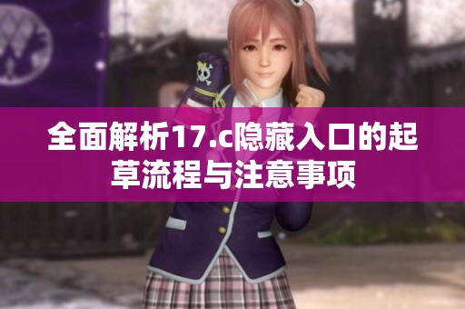 全面解析17.c隐藏入口的起草流程与注意事项