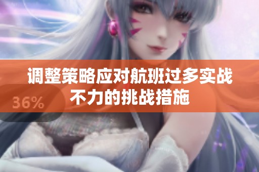 调整策略应对航班过多实战不力的挑战措施