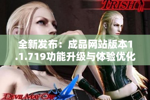 全新发布：成品网站版本1.1.719功能升级与体验优化解析