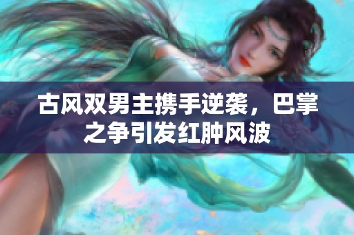古风双男主携手逆袭，巴掌之争引发红肿风波