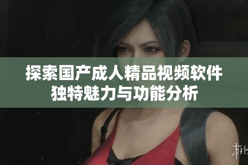 探索国产成人精品视频软件独特魅力与功能分析