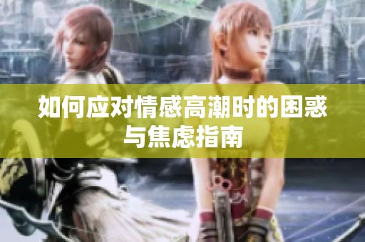如何应对情感高潮时的困惑与焦虑指南