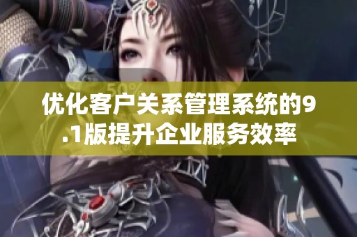优化客户关系管理系统的9.1版提升企业服务效率