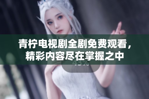 青柠电视剧全剧免费观看，精彩内容尽在掌握之中
