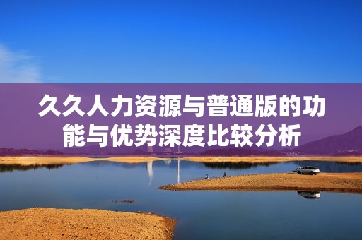久久人力资源与普通版的功能与优势深度比较分析