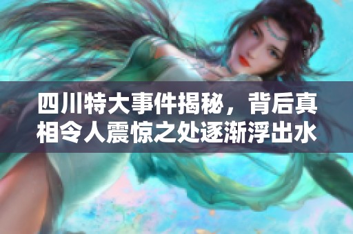 四川特大事件揭秘，背后真相令人震惊之处逐渐浮出水面