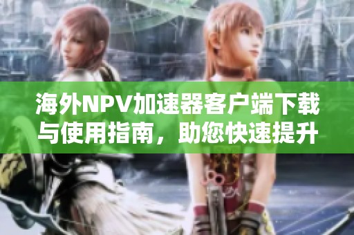 海外NPV加速器客户端下载与使用指南，助您快速提升业务效率