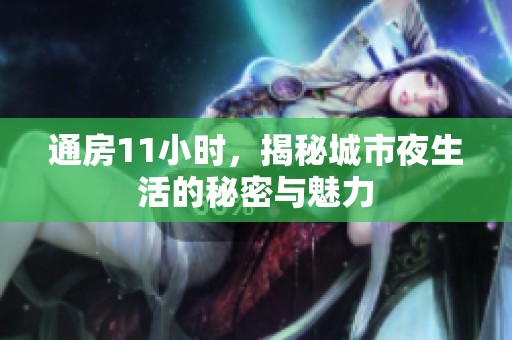 通房11小时，揭秘城市夜生活的秘密与魅力