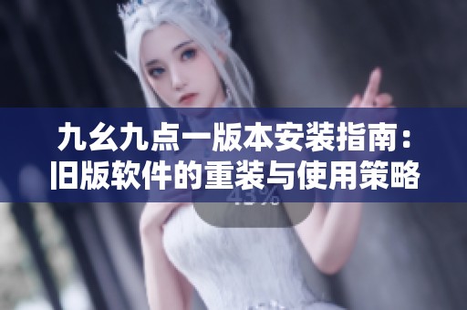 九幺九点一版本安装指南：旧版软件的重装与使用策略