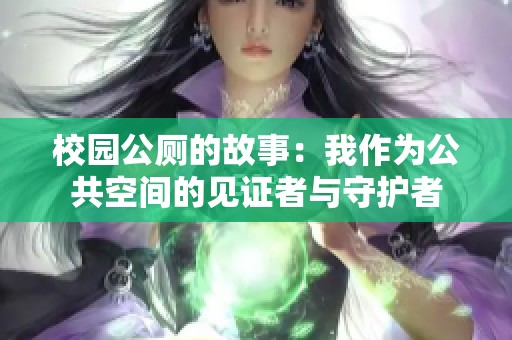 校园公厕的故事：我作为公共空间的见证者与守护者