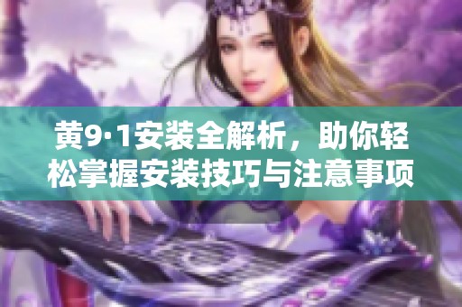 黄9·1安装全解析，助你轻松掌握安装技巧与注意事项