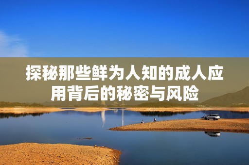 探秘那些鲜为人知的成人应用背后的秘密与风险