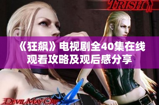 《狂飙》电视剧全40集在线观看攻略及观后感分享