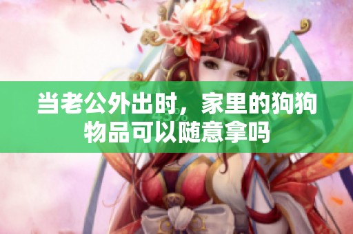 当老公外出时，家里的狗狗物品可以随意拿吗
