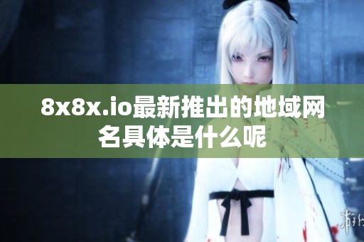 8x8x.io最新推出的地域网名具体是什么呢