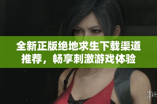 全新正版绝地求生下载渠道推荐，畅享刺激游戏体验