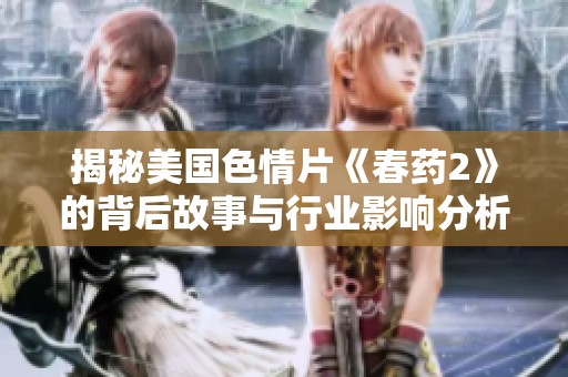 揭秘美国色情片《春药2》的背后故事与行业影响分析