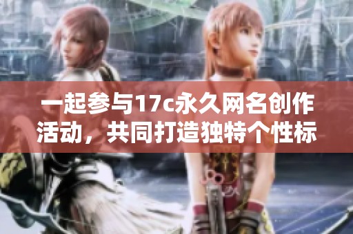 一起参与17c永久网名创作活动，共同打造独特个性标识