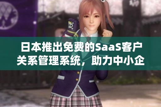 日本推出免费的SaaS客户关系管理系统，助力中小企业发展