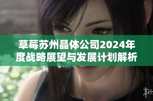 草莓苏州晶体公司2024年度战略展望与发展计划解析