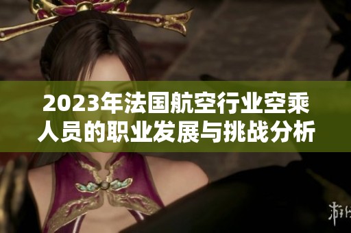 2023年法国航空行业空乘人员的职业发展与挑战分析
