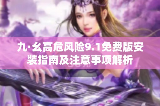 九·幺高危风险9.1免费版安装指南及注意事项解析