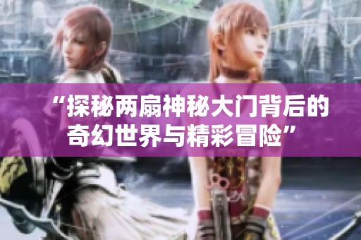 “探秘两扇神秘大门背后的奇幻世界与精彩冒险”