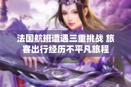 法国航班遭遇三重挑战 旅客出行经历不平凡旅程