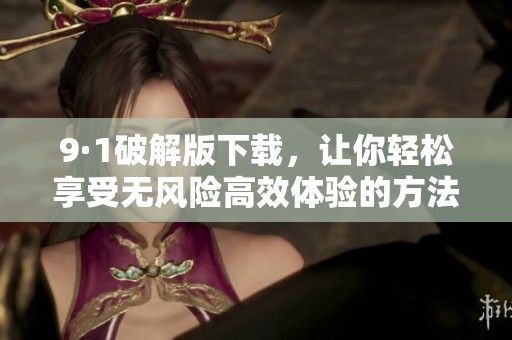 9·1破解版下载，让你轻松享受无风险高效体验的方法揭秘