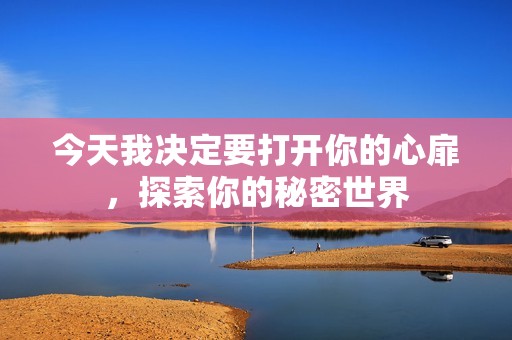 今天我决定要打开你的心扉，探索你的秘密世界
