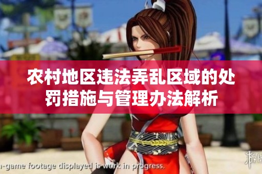 农村地区违法弄乱区域的处罚措施与管理办法解析