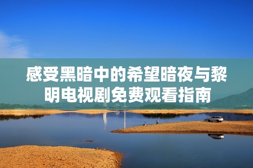 感受黑暗中的希望暗夜与黎明电视剧免费观看指南