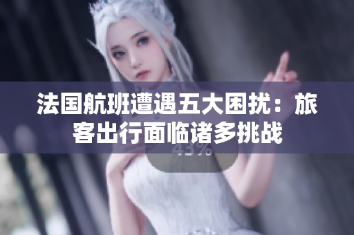 法国航班遭遇五大困扰：旅客出行面临诸多挑战
