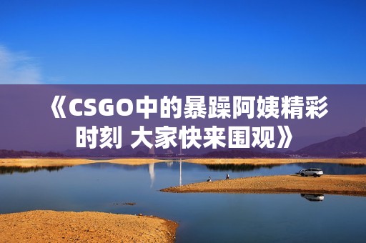 《CSGO中的暴躁阿姨精彩时刻 大家快来围观》