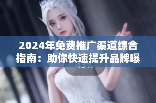 2024年免费推广渠道综合指南：助你快速提升品牌曝光度