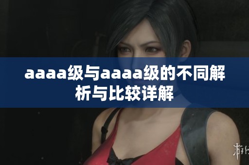 aaaa级与aaaa级的不同解析与比较详解