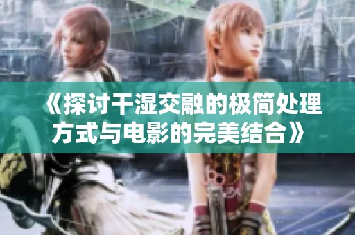 《探讨干湿交融的极简处理方式与电影的完美结合》