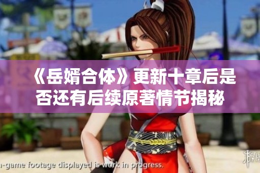 《岳婿合体》更新十章后是否还有后续原著情节揭秘