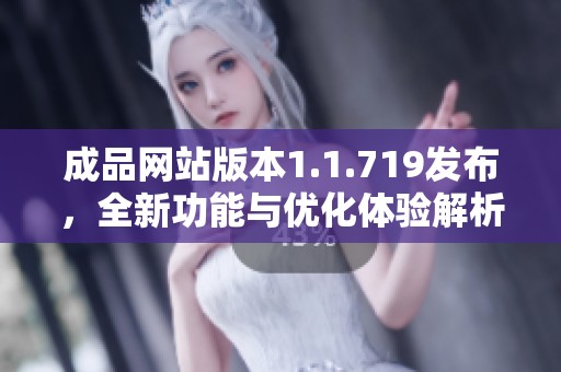 成品网站版本1.1.719发布，全新功能与优化体验解析