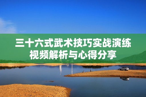 三十六式武术技巧实战演练视频解析与心得分享