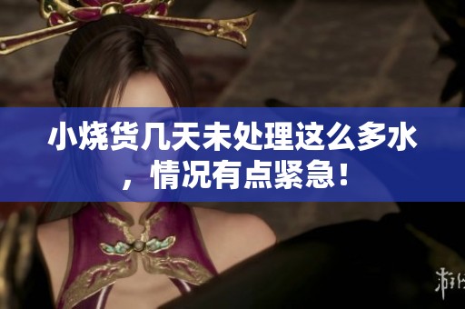 小烧货几天未处理这么多水，情况有点紧急！