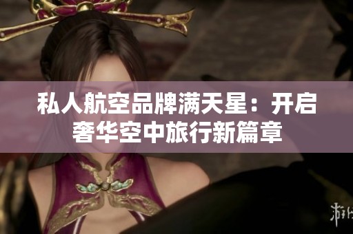 私人航空品牌满天星：开启奢华空中旅行新篇章