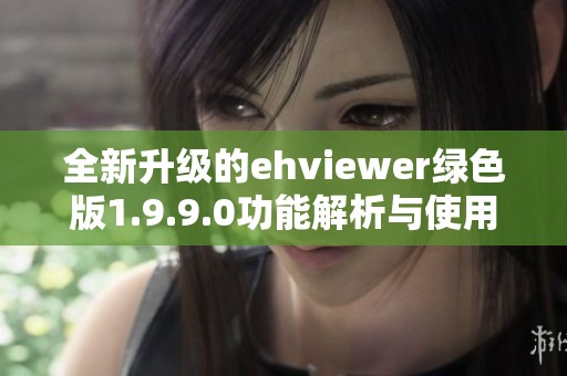 全新升级的ehviewer绿色版1.9.9.0功能解析与使用指南