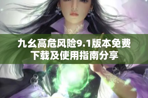 九幺高危风险9.1版本免费下载及使用指南分享