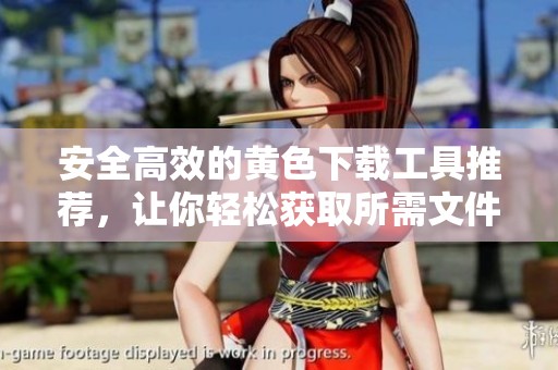 安全高效的黄色下载工具推荐，让你轻松获取所需文件