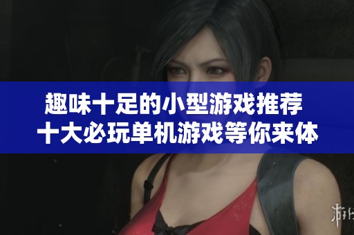 趣味十足的小型游戏推荐 十大必玩单机游戏等你来体验