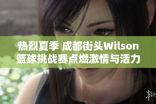 热烈夏季 成都街头Wilson篮球挑战赛点燃激情与活力 热烈夏季 成都街头Wilson篮球挑战赛点燃激情与活力
